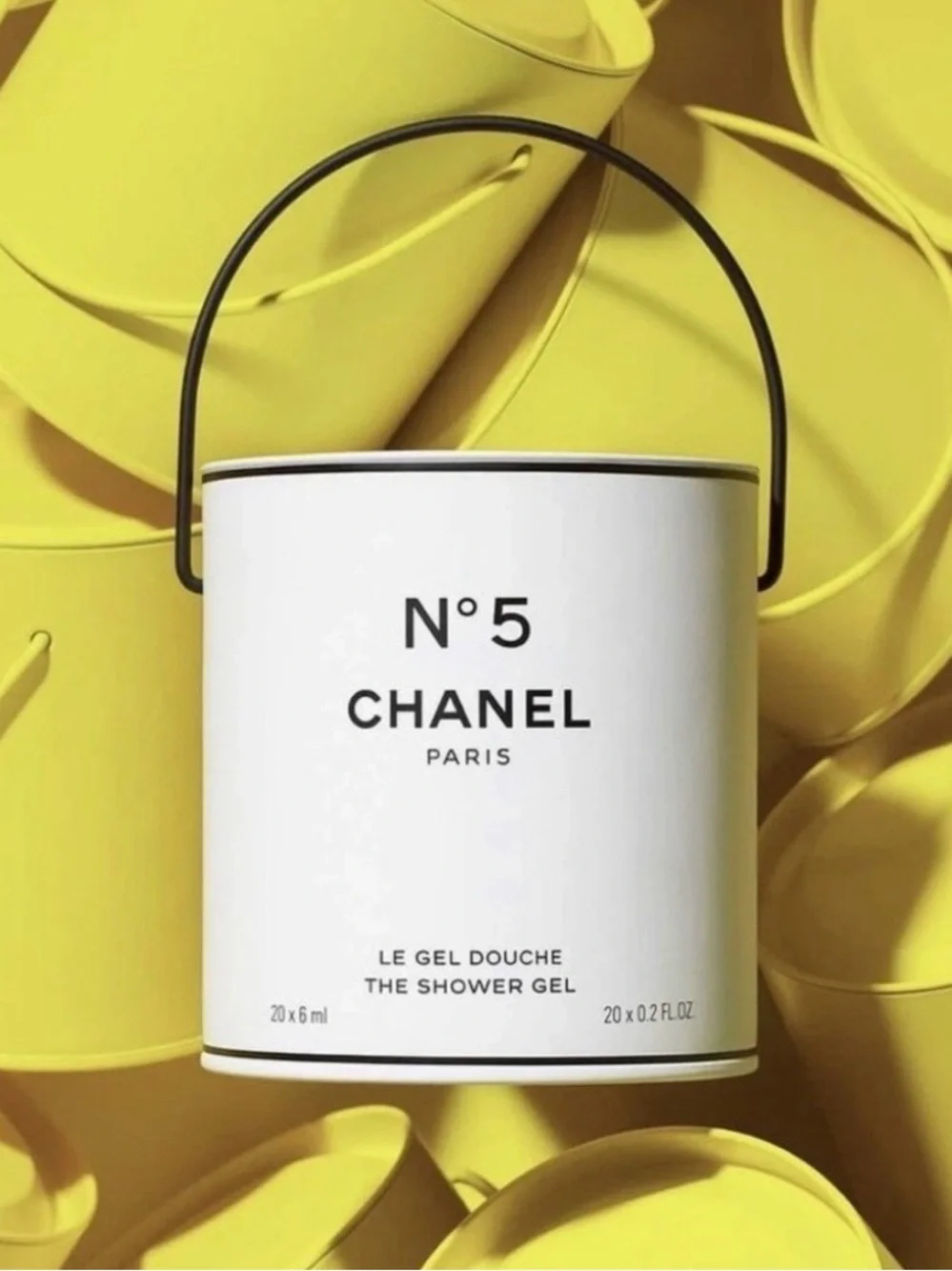CHANEL №5 20 Shower Gel Pods + PAINT CAN Factory 5 100th Anniversary🖤 NIB
